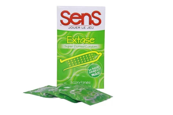 Condón Sens Extase con Burbujas
