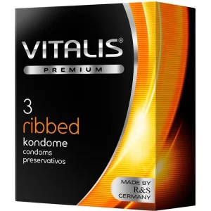 Condón Vitalis Ribbed Texturizado