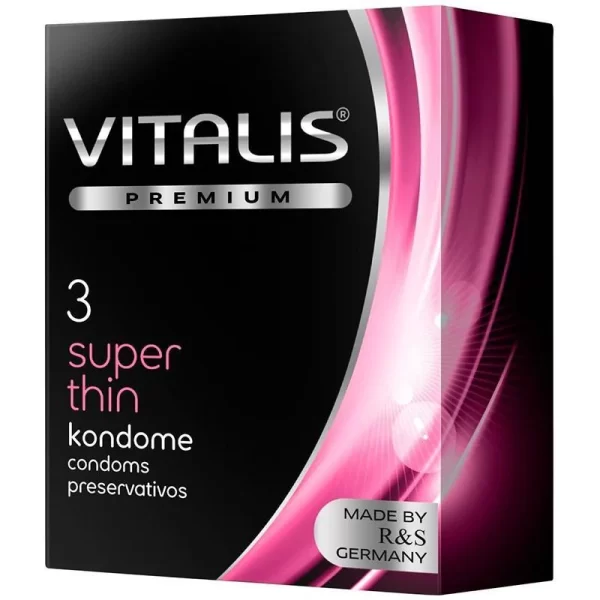 Condón Vitalis Super Thin Ultra Delgado