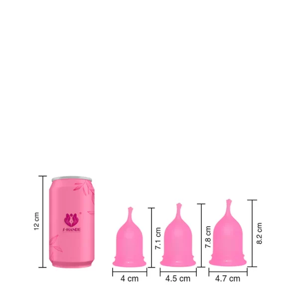 Copa Menstrual Rehanna (Juego de 3 Copas)