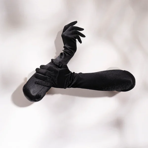 Guantes Moonlight Negro: Elegancia que Cautiva