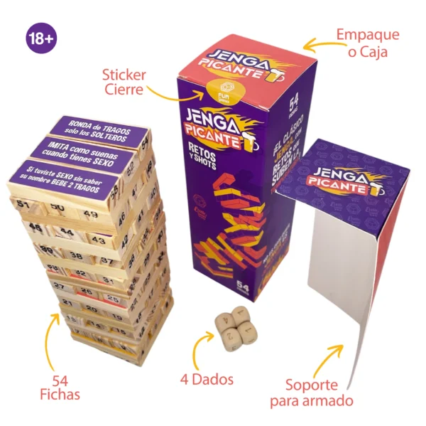 Jenga Picante: El Juego que Rompe el Hielo